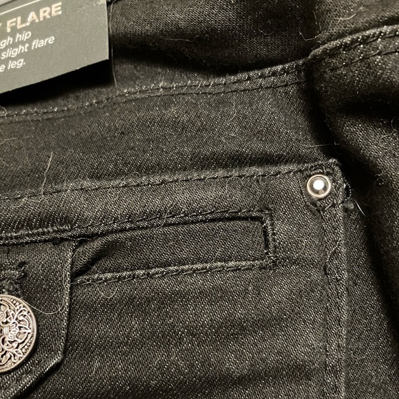 NWT WHBM Women Skinny Flare 14R Black Jean. The Saint Honore’ Jean Collection - Picture 7 of 8